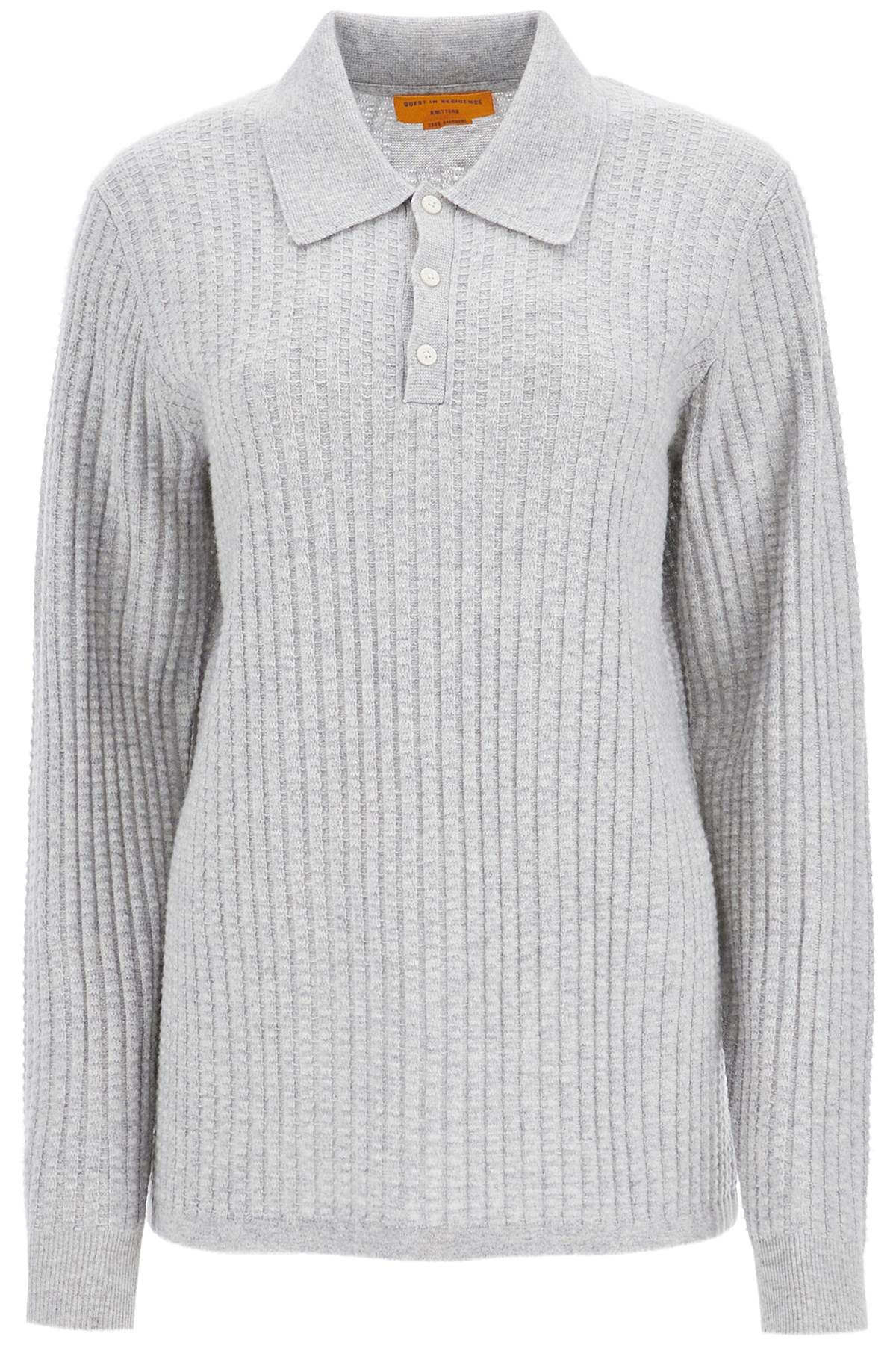 GUEST IN RESIDENCE Cashmere Polo-Inspired Pullover - Relaxed Fit