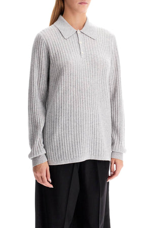 GUEST IN RESIDENCE Cashmere Polo-Inspired Pullover - Relaxed Fit