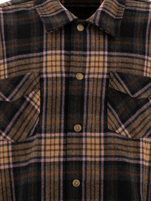 STOCKHOLM SURFBOARD CLUB Relaxed Fit Overshirt with Check Design for Men - FW24