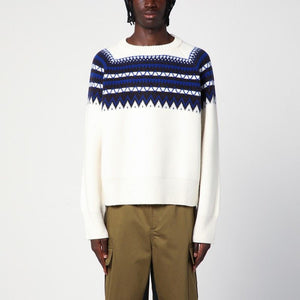 WALES BONNER Fair Isle Wool Crew-Neck Jumper