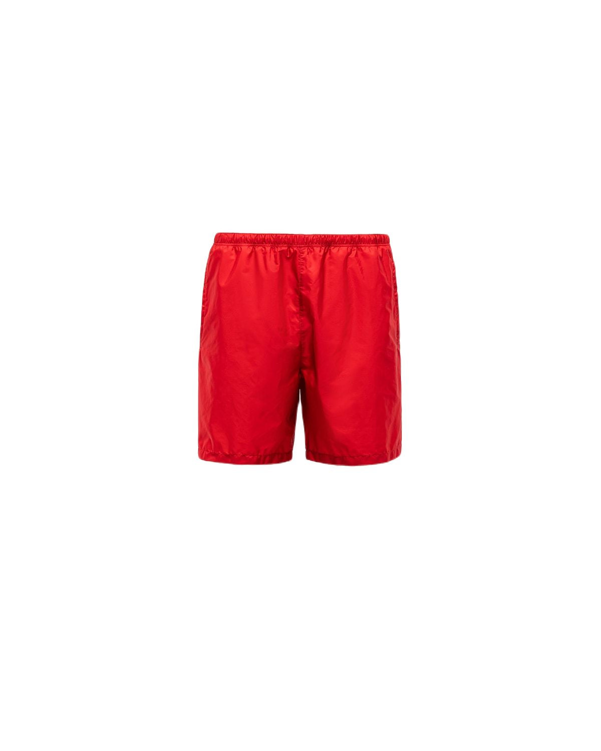 PRADA Men's Red Re-Nylon Swim Shorts for FW23