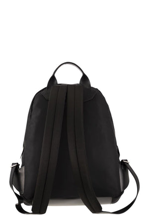 KITON Urban Nylon-Leather Hybrid Backpack W 33 x H 40 x D 16 cm