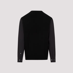 UNDERCOVER Luxurious Black Wool Cashmere Pullover for Men - FW23