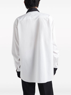 Men's White Cotton Shirt from SS24 Collection