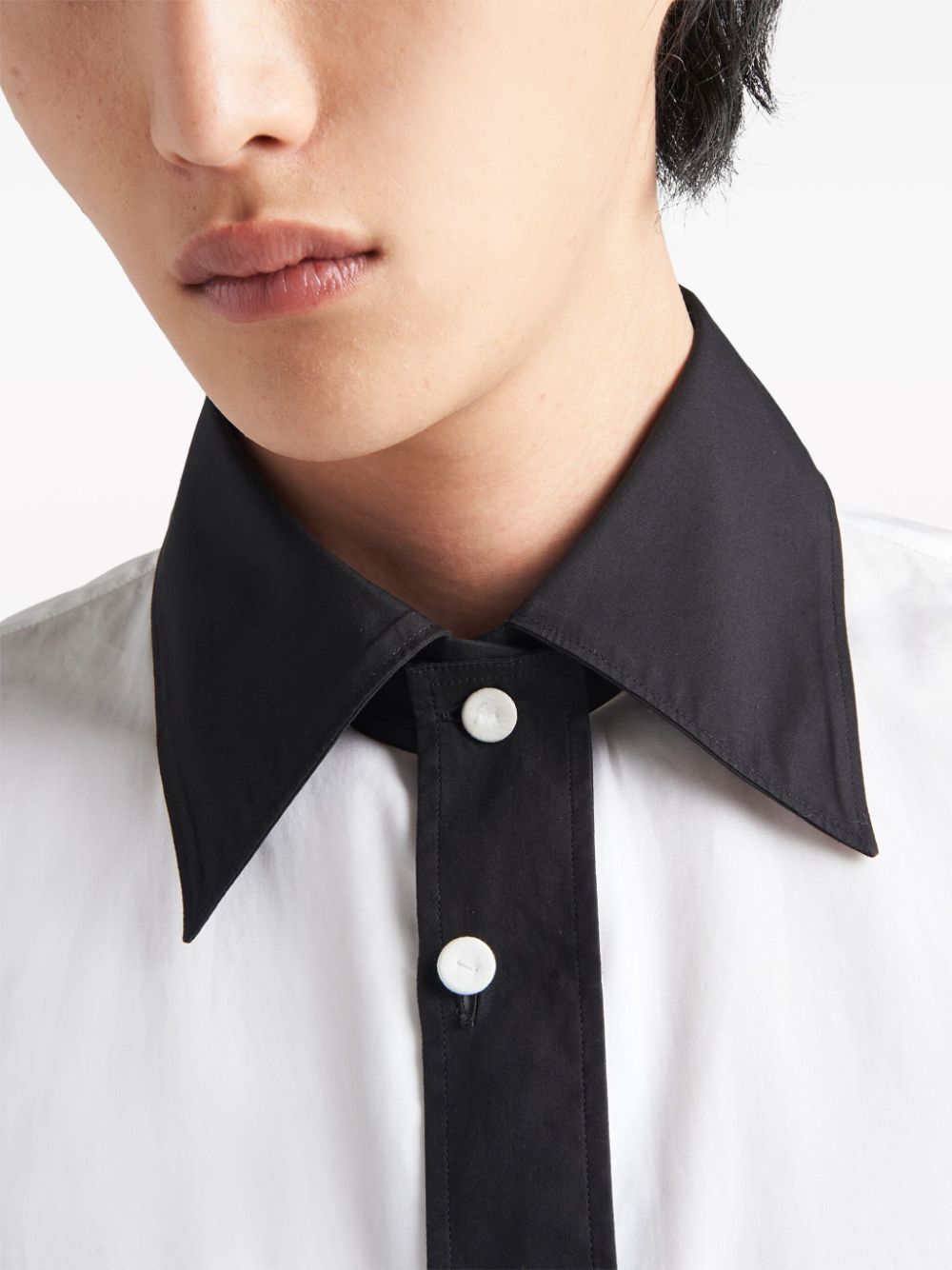 PRADA Classic White Cotton Shirt for Men - SS24 Collection