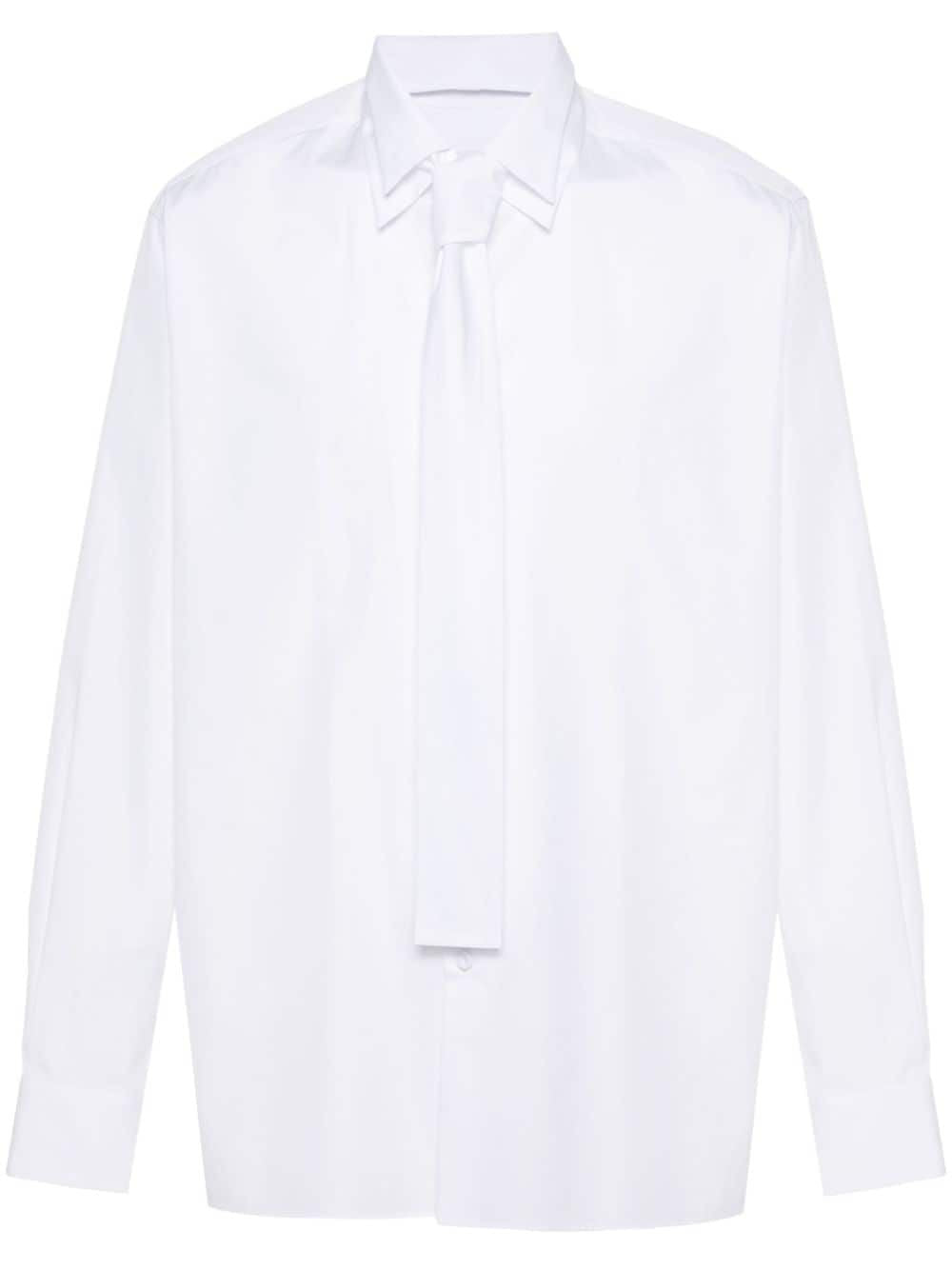 PRADA Black Cotton Short Sleeve Shirt for Men | SS24 Collection