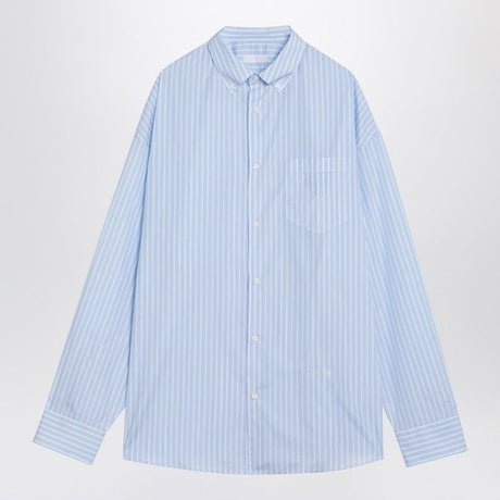 PRADA Button-Down Striped Shirt in Cotton