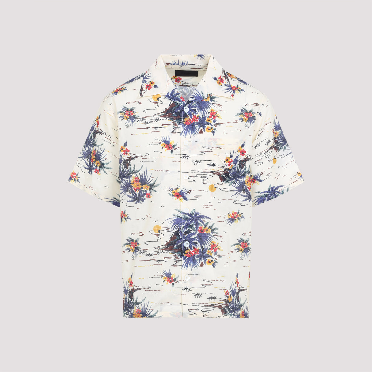 PRADA Men's Cotton Short Sleeve Shirt