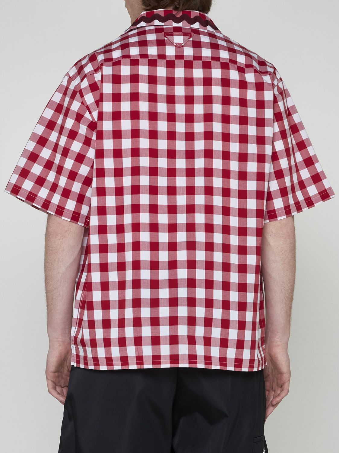 PRADA Classic Mini Vichy Check Shirt for Men