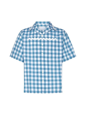 PRADA Classic Mini Vichy Check Shirt for Men