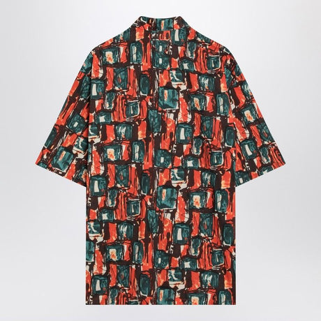 PRADA Multicoloured Cotton Print Shirt for Men - Summer 2025 Edition