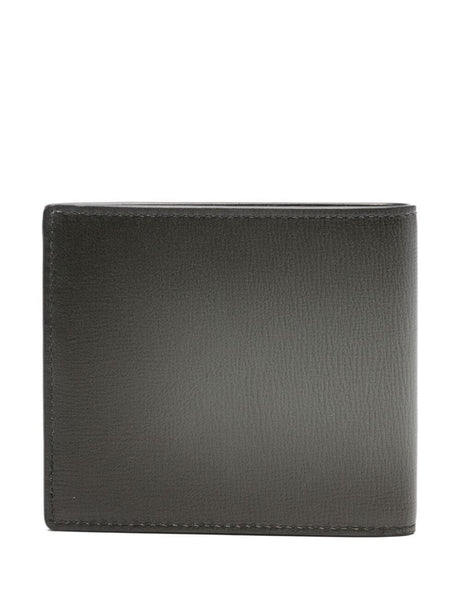 SANTONI Mini Leather Wallet for Men