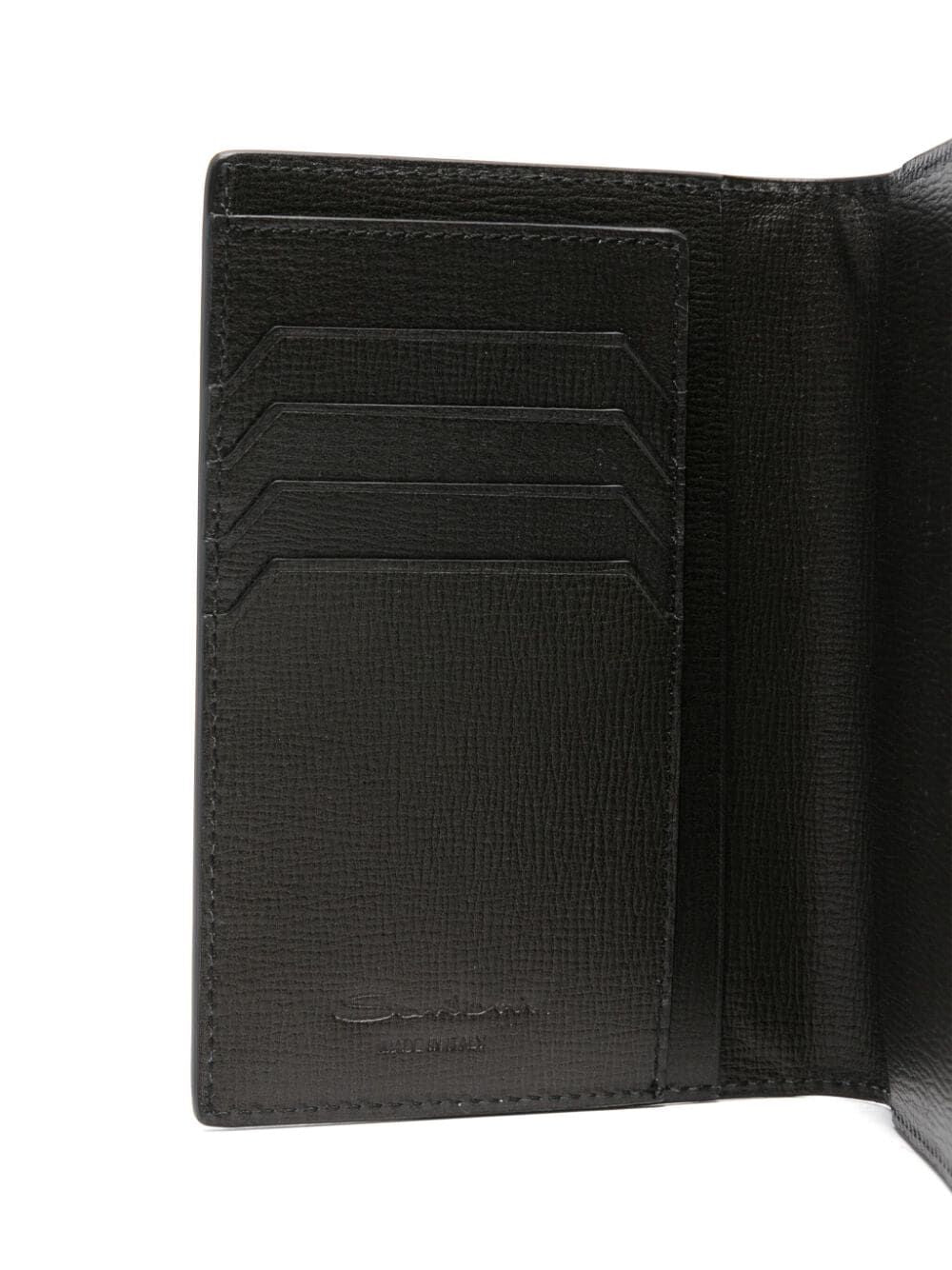 SANTONI Mini Leather Wallet