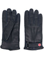 KITON Midnight Blue Leather Full-Finger Gloves