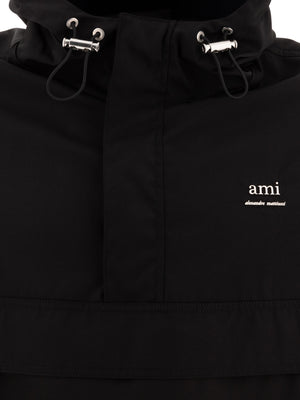 AMI PARIS Men's Regular Fit Windbreaker Jacket