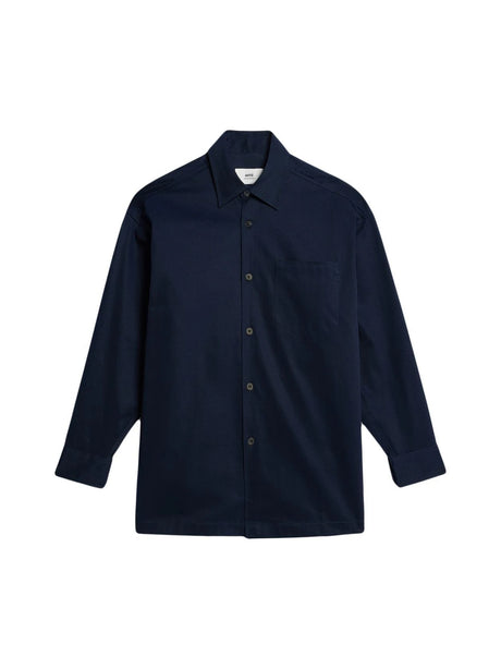 AMI PARIS Men's Logo Printed Overshirt - SS24 Collection