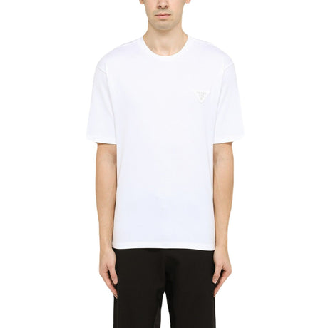 PRADA Classic Crew Neck Cotton Jersey for Men