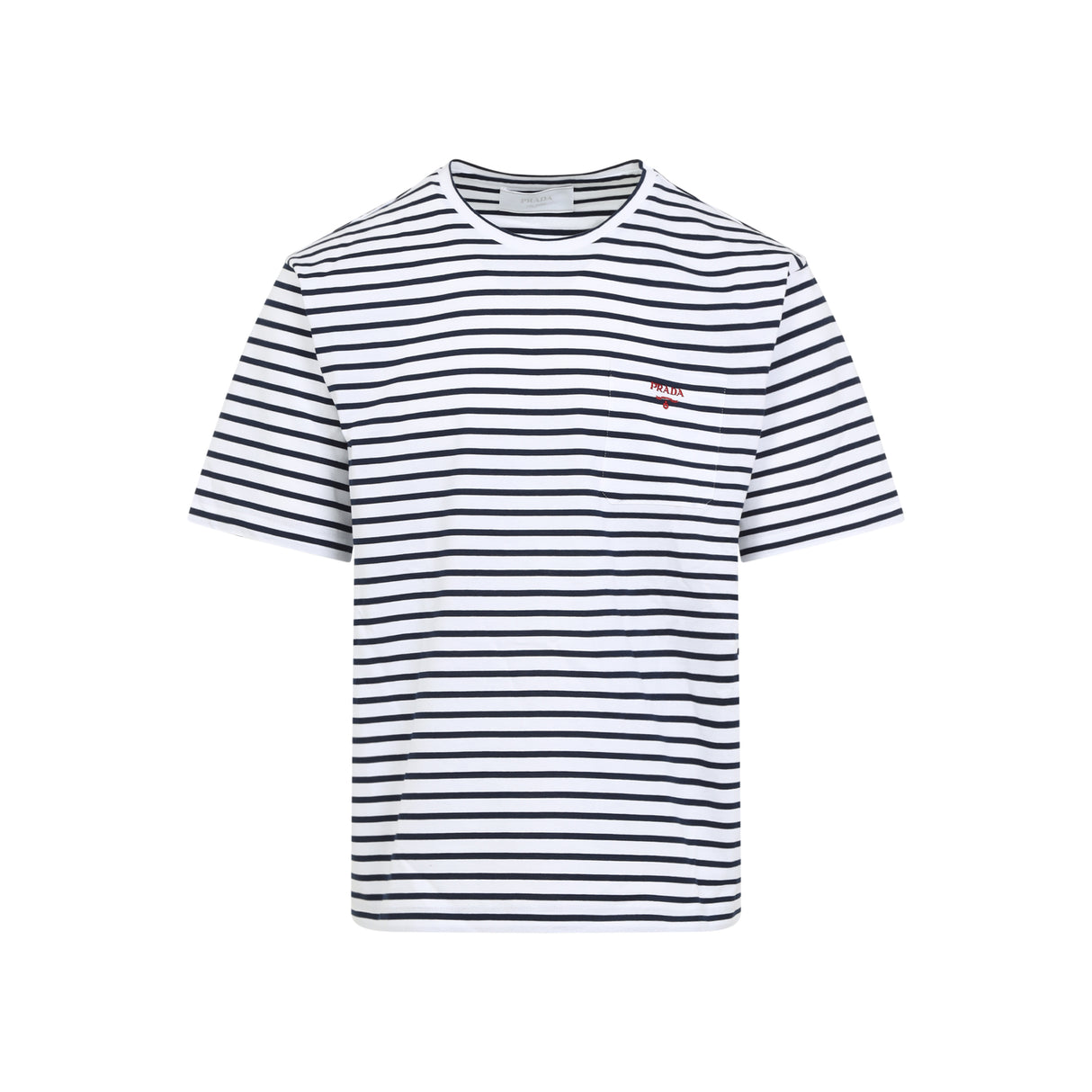 PRADA Classic Cotton T-Shirt for Men - SS25 Collection