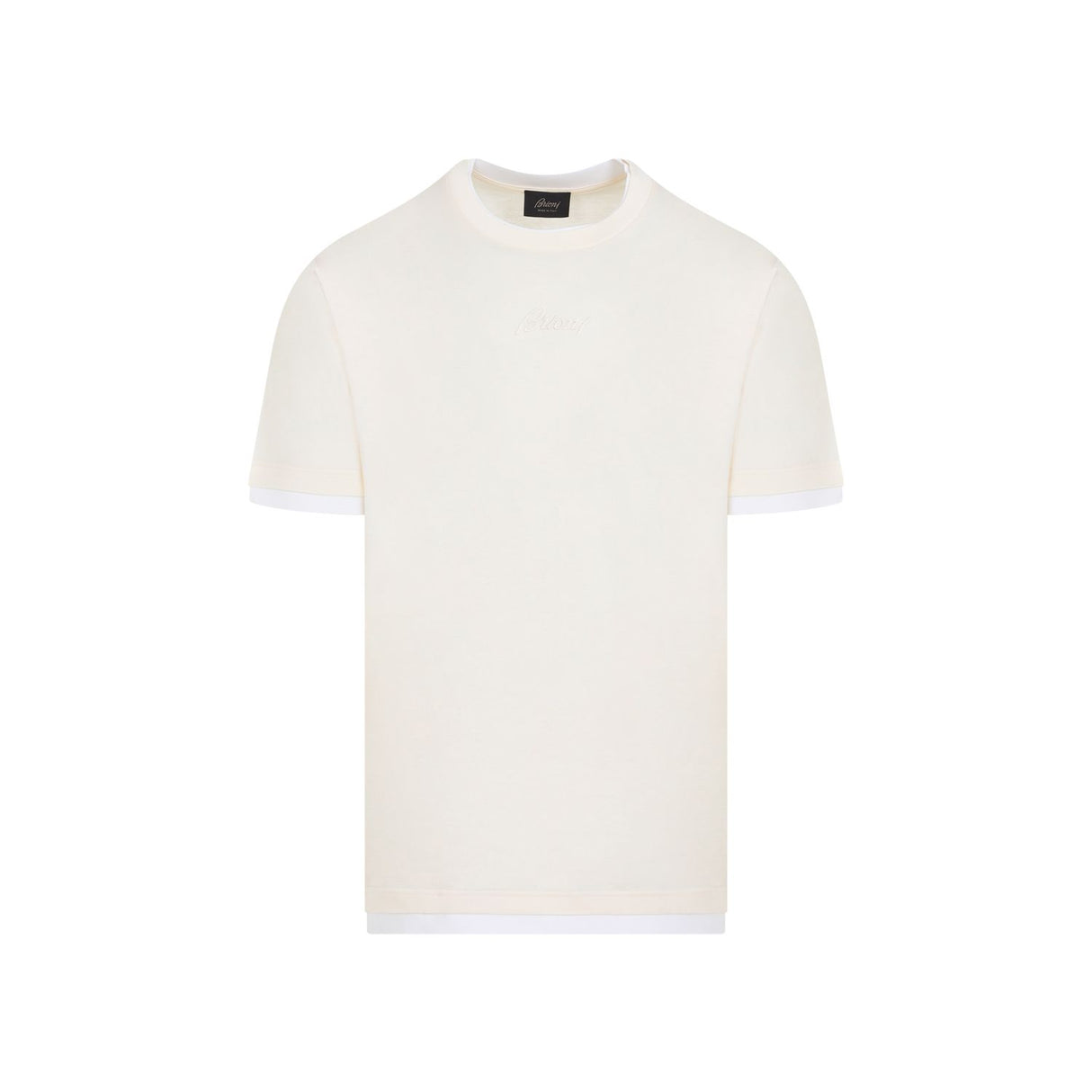 BRIONI Classic Cotton T-Shirt for Men - Perfect for Spring/Summer 2024