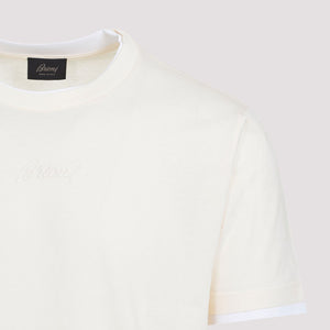 BRIONI Classic Cotton T-Shirt for Men - Perfect for Spring/Summer 2024