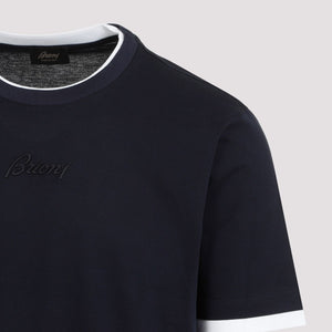 BRIONI Classic Cotton T-Shirt for Men - Perfect for Spring/Summer 2024