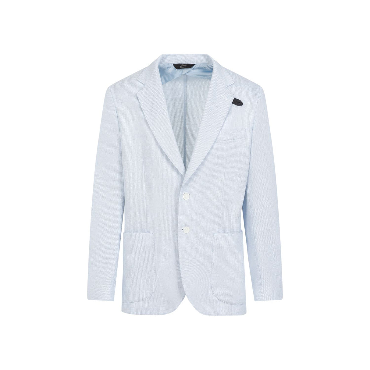 BRIONI Navy Silk Blazer for Men - SS24 Collection