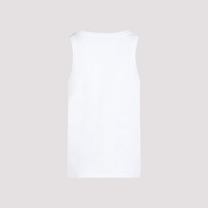 PRADA Essential White Cotton Tank Top