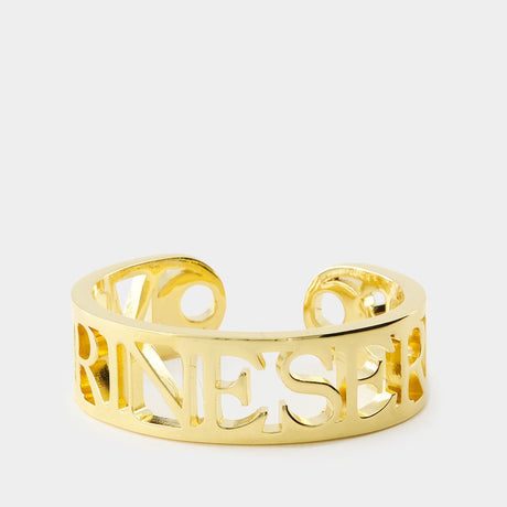 MARINE SERRE Minimalist Gold Bracelet for Women | Fall/Winter 2024 Collection