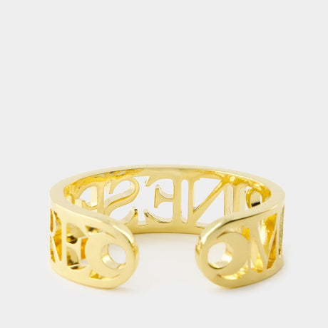 MARINE SERRE Minimalist Gold Bracelet for Women | Fall/Winter 2024 Collection