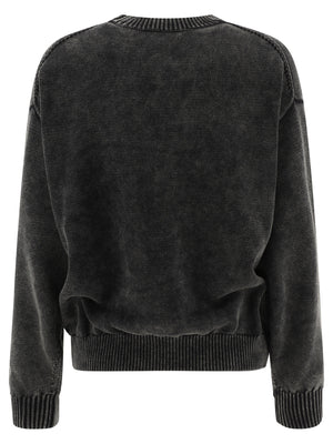 ALEXANDER WANG Oversized Logo Cotton Sweater