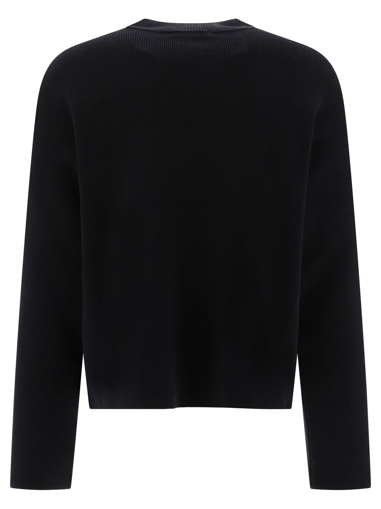 AMI PARIS Organic Cotton and Wool Men's Sweater in Classic Black - AMI OF COEUR 2024