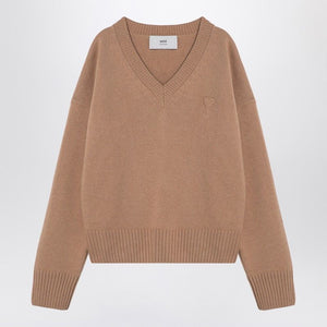 AMI PARIS Classic V-Neck Sweater for Women