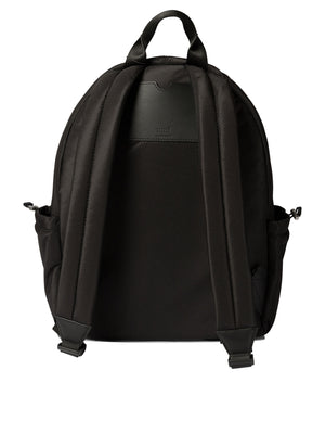 AMI PARIS Sleek Backpack with Padded Mesh Separation - 30x40x12 cm