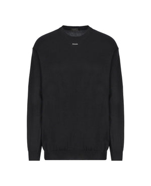PRADA Luxurious Black Knitwear for Men from Italian Designer - SS24 Collection