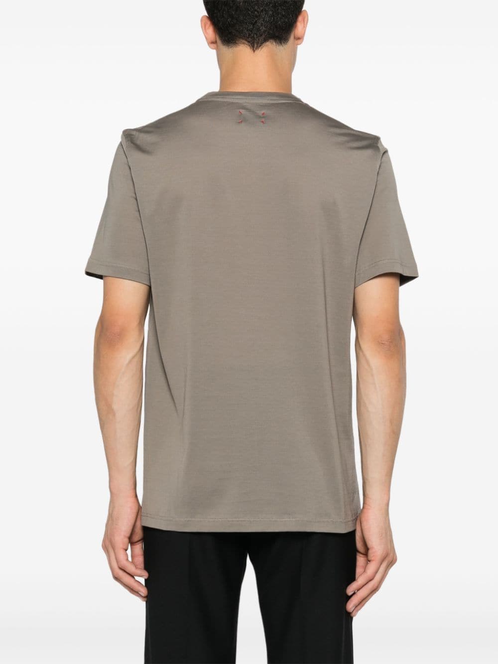 KITON Lightweight Logo Cotton T-Shirt for Men