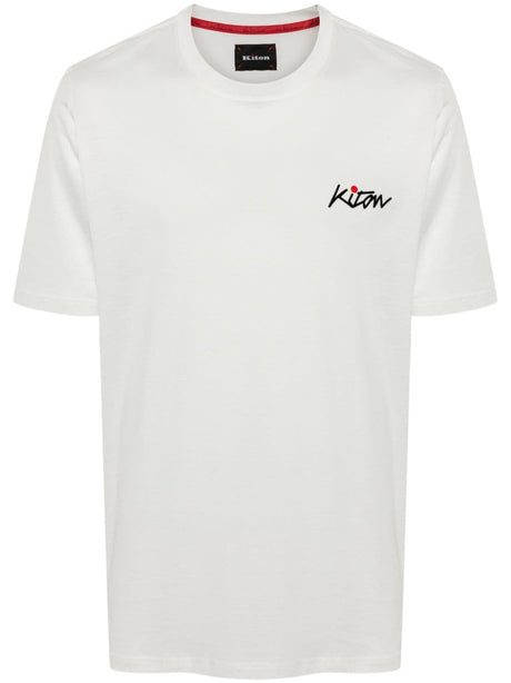 KITON Classic Logo Cotton T-Shirt - FW24