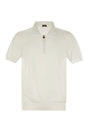 KITON Short-Sleeved Polo Zip for Men