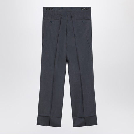 PRADA Wide Mohair and Silk Trousers - SS25