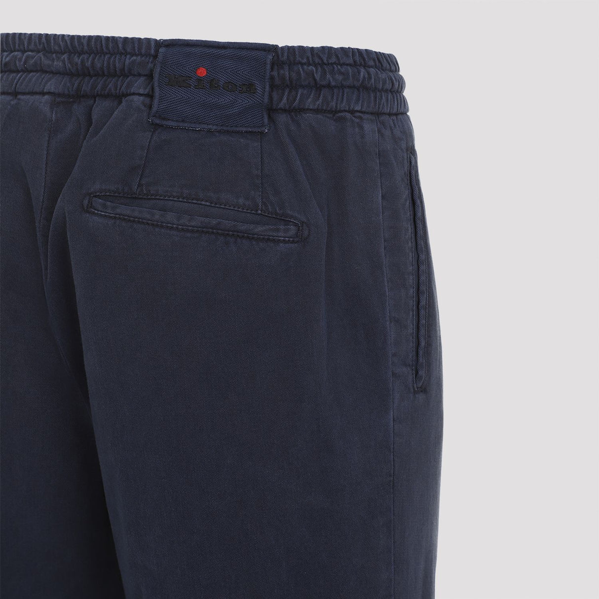 KITON Contemporary Blue Tailored Trousers