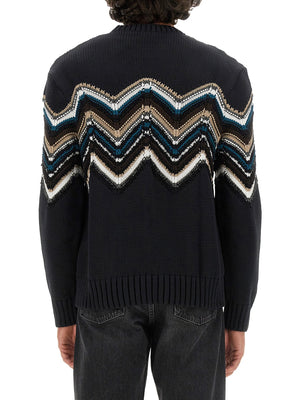 MISSONI Wool Blend Sweater in Regular Fit - Size L