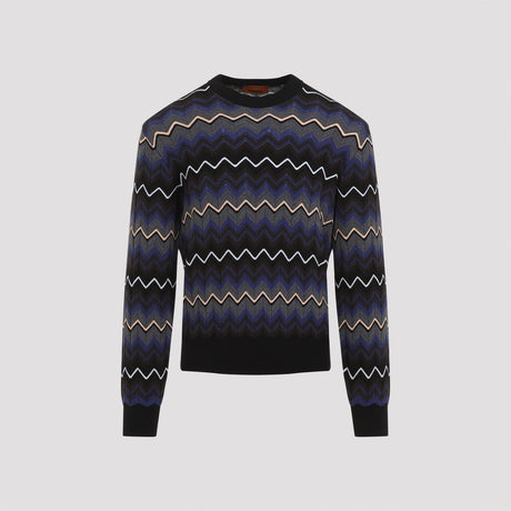 MISSONI Multicolored Wool-Blend Crewneck Sweater