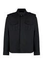 AMI PARIS Classic Wool Shirt with Flap Pockets - Men's