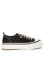 AMI PARIS 1980 Canvas Lace-Up Sneakers