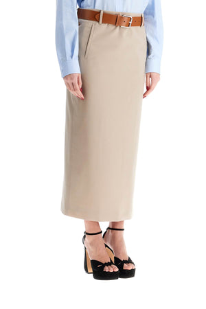 MOSCHINO COUTURE MIDI SKIRT WITH BELT - SIZE 40