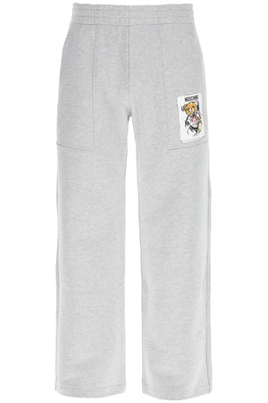 MOSCHINO COUTURE Teddy Bear Print Joggers - Regular Fit