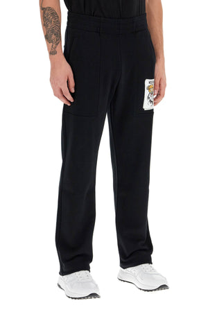 MOSCHINO COUTURE Teddy Bear Print Joggers - Regular Fit