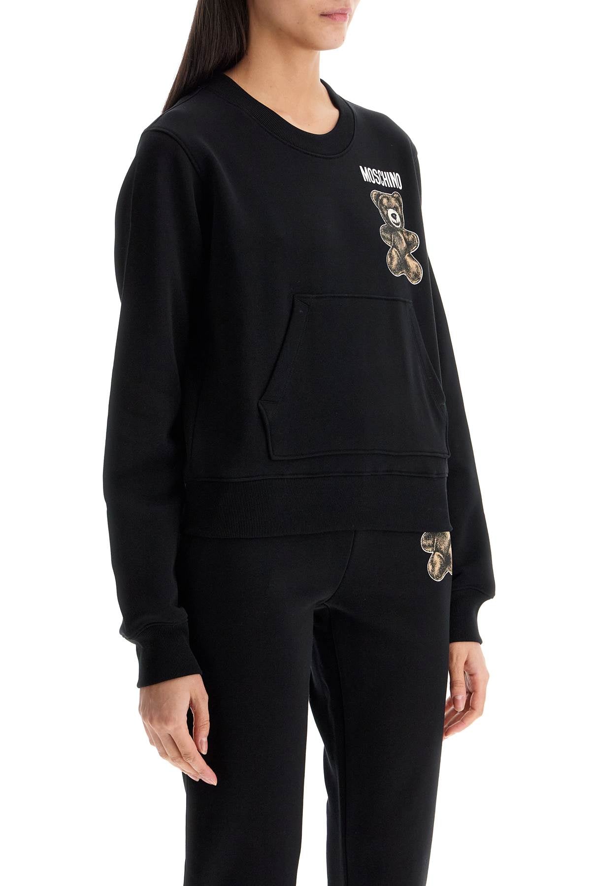 MOSCHINO COUTURE Teddy Bear Crewneck Sweatshirt - Regular Fit