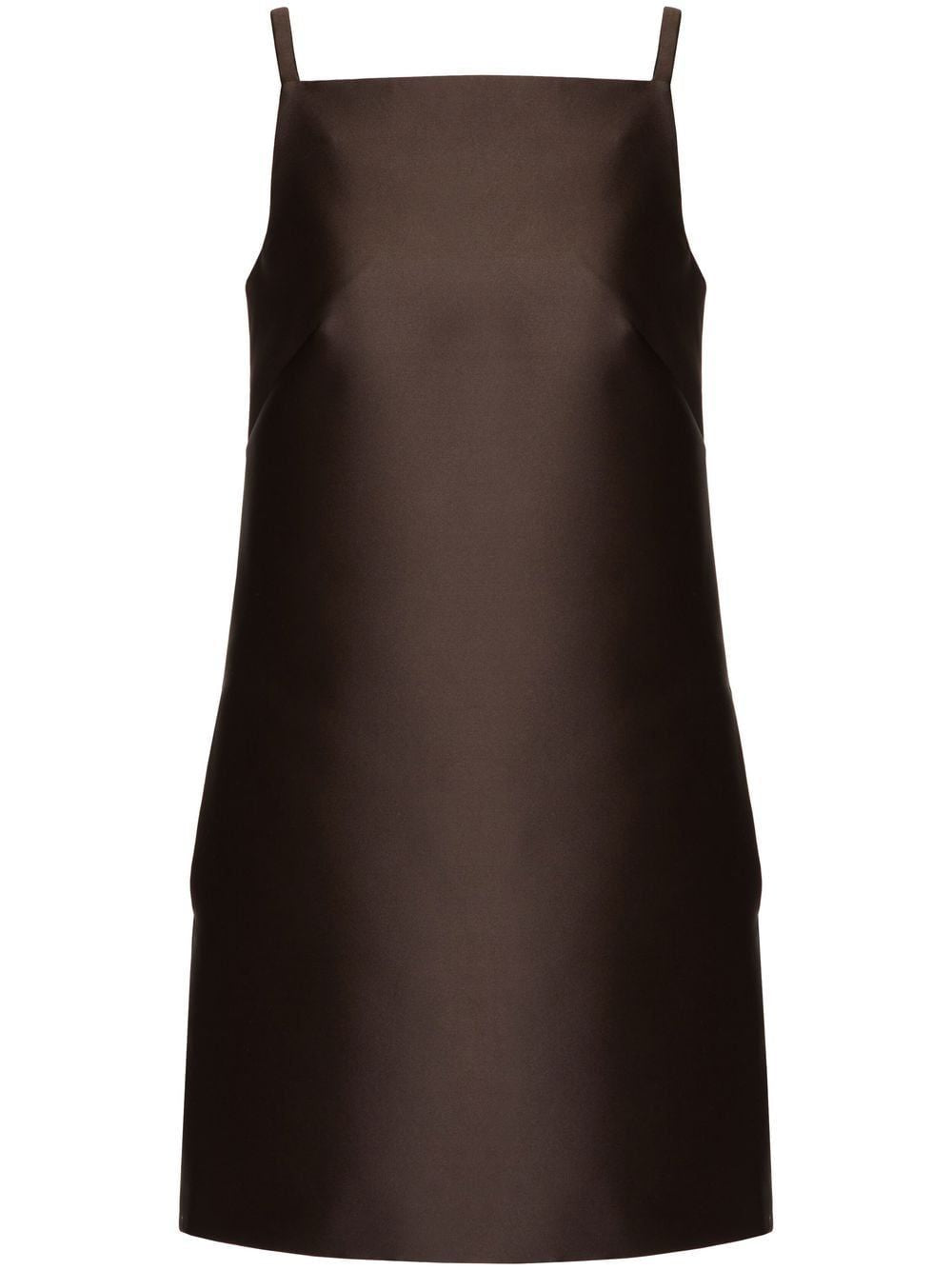 VALENTINO Cotton Dress for Women in Brown - SS23 Collection