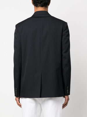 Men's Navy Blue Double-Breasted Jacket for SS23