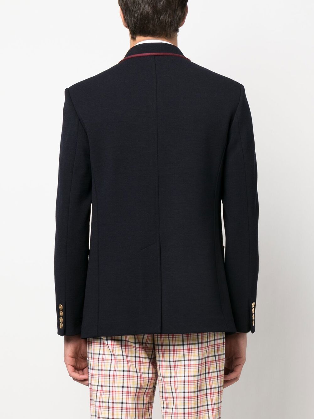 VALENTINO Navy Blue Semi-Lined Jacket for Men - SS23 Collection